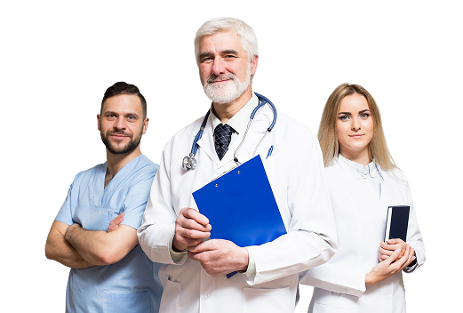 Asian young main group hospital professional